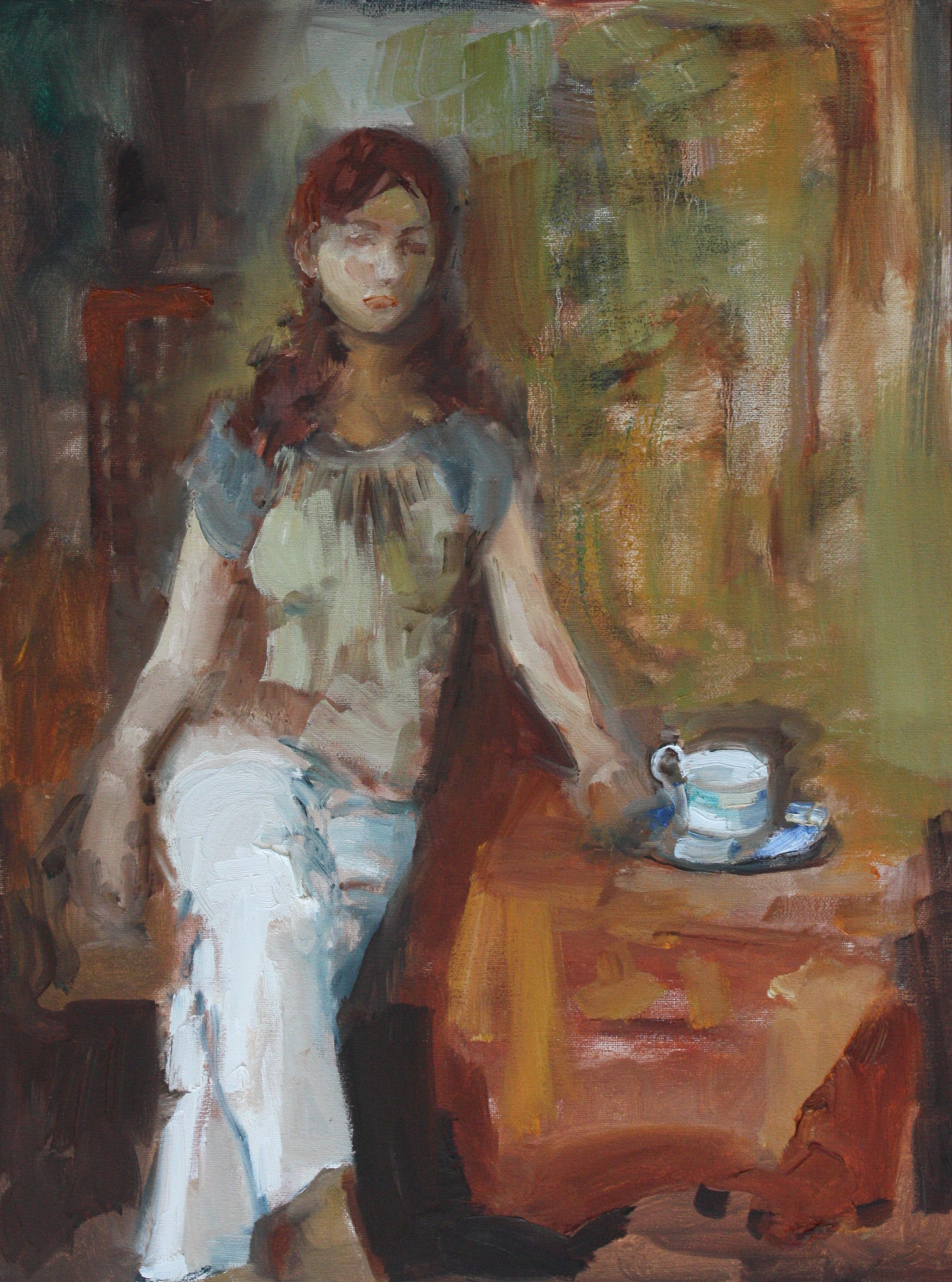 Woman with Tea
