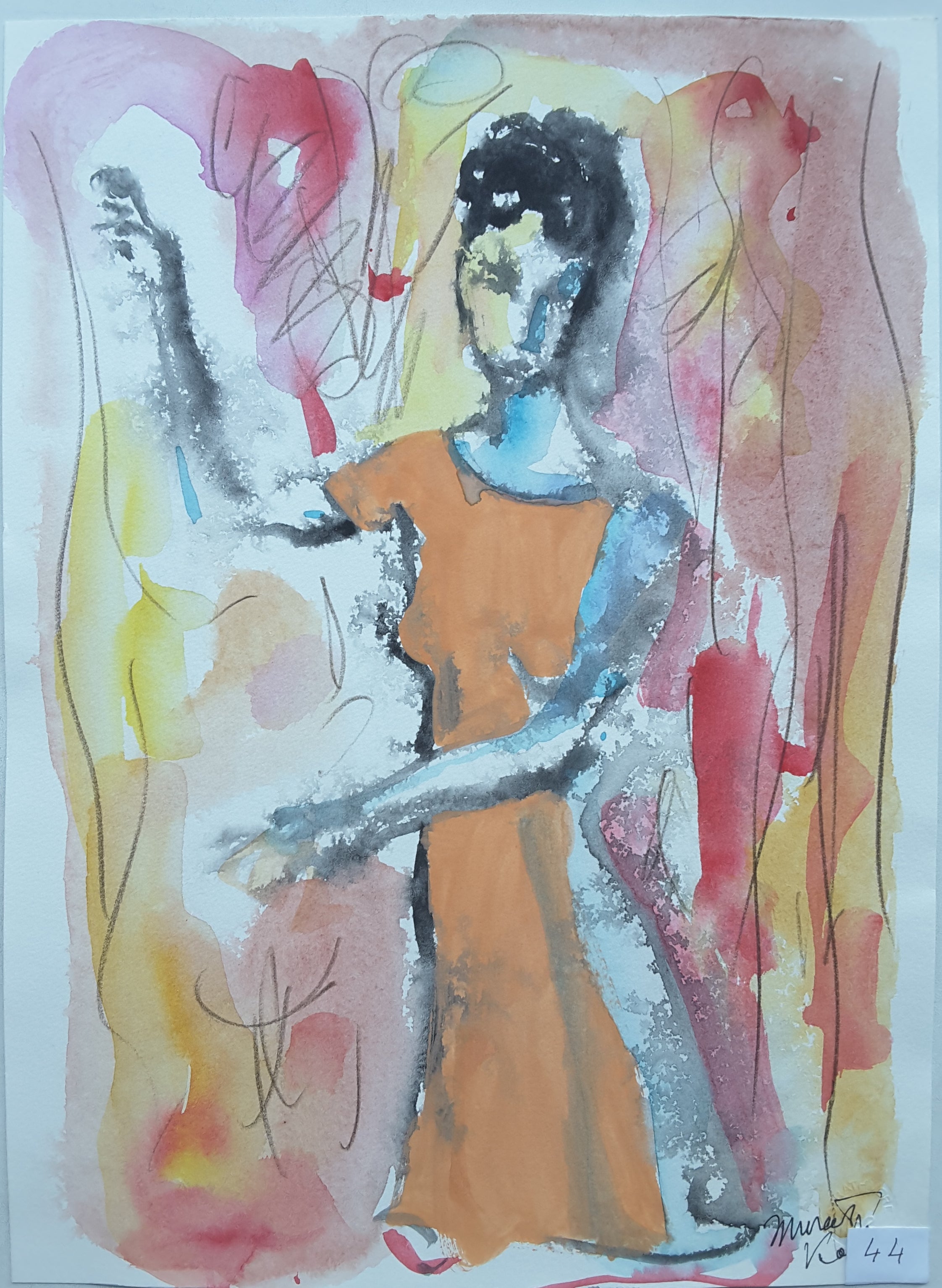 Woman in Orange